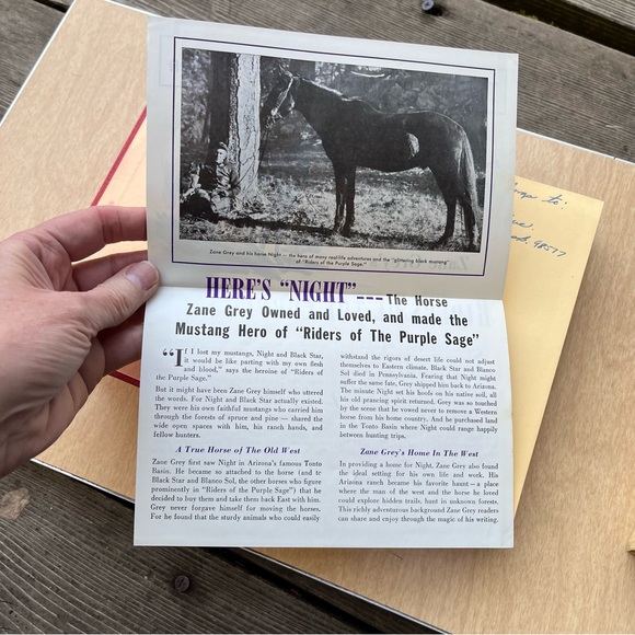 Zane Grey Vintage Hardcover Books Set of 2 - Picture 12 of 15